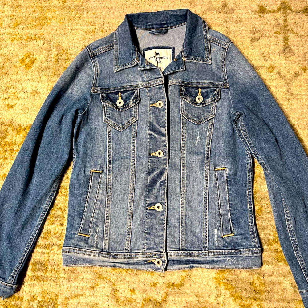 Girls Abercrombie Kids denim Jacket